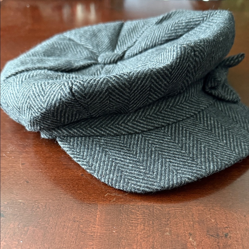 Stylish Gray Herringbone Women's Hat